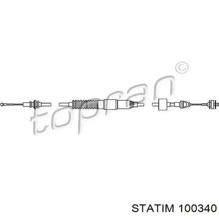 Комплект сцепления (3 части) Statim 100340 цена, от 72.21 USD