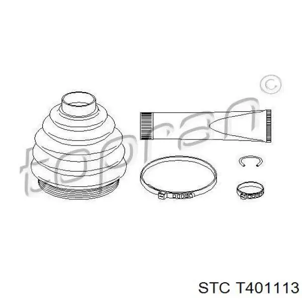 Купить T401113 STC Пыльник гранаты наружный, передний