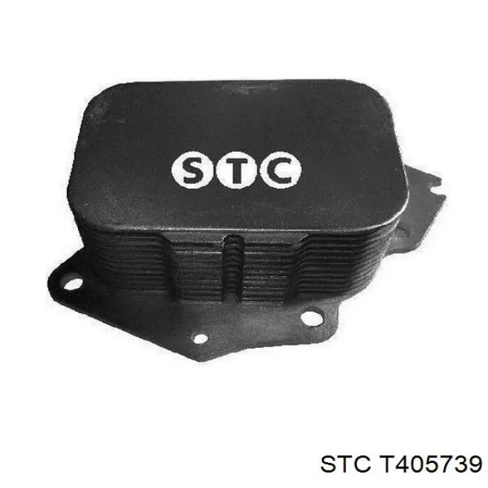 T405739 STC радиатор масляный (холодильник, под фильтром)