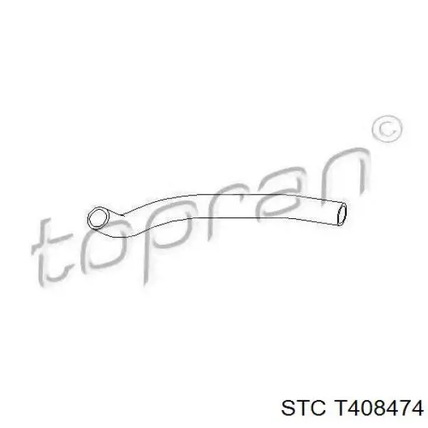 T408474 STC патрубок вентиляции картера (маслоотделителя)