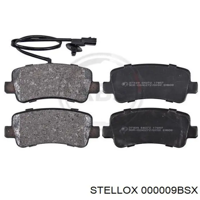 Задние тормозные колодки 000009BSX Stellox