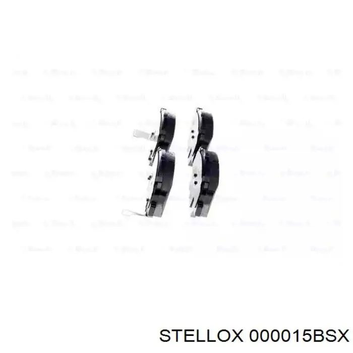 Передние тормозные колодки 000015BSX Stellox