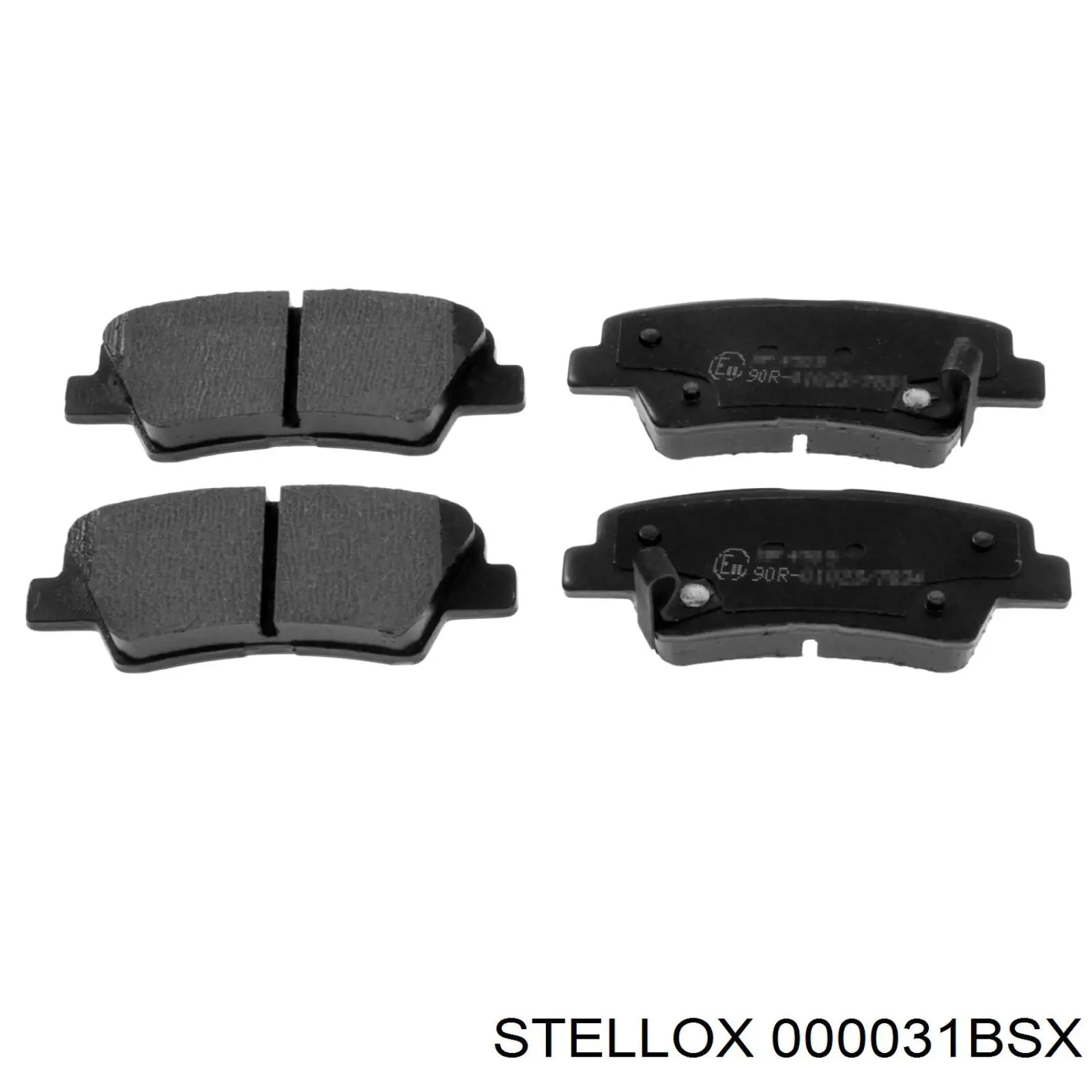 000031BSX Stellox колодки тормозные задние дисковые