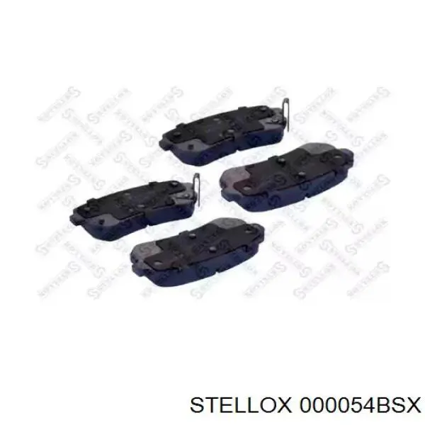 Задние тормозные колодки 000054BSX Stellox