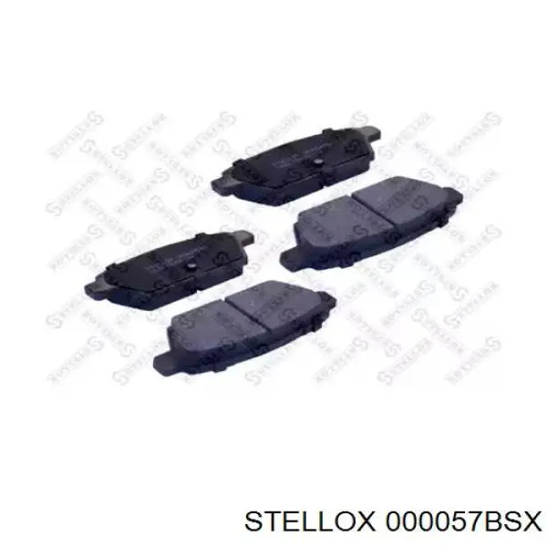 000057BSX Stellox колодки тормозные задние дисковые