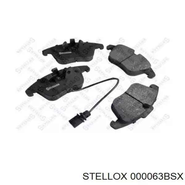 000063B-SX Stellox передние тормозные колодки