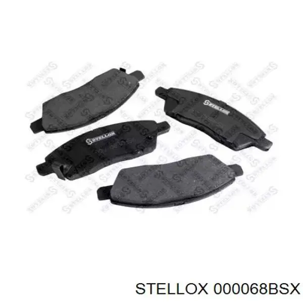 Передние тормозные колодки 000068BSX Stellox