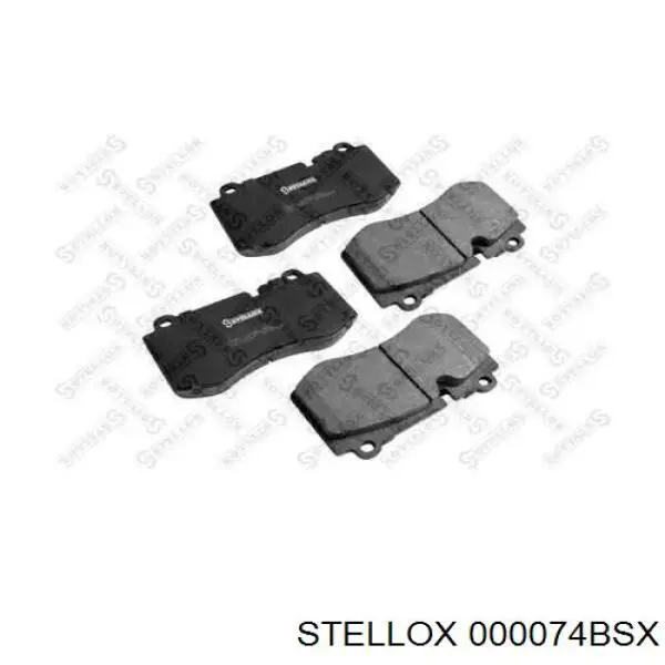 000074BSX Stellox колодки тормозные передние дисковые