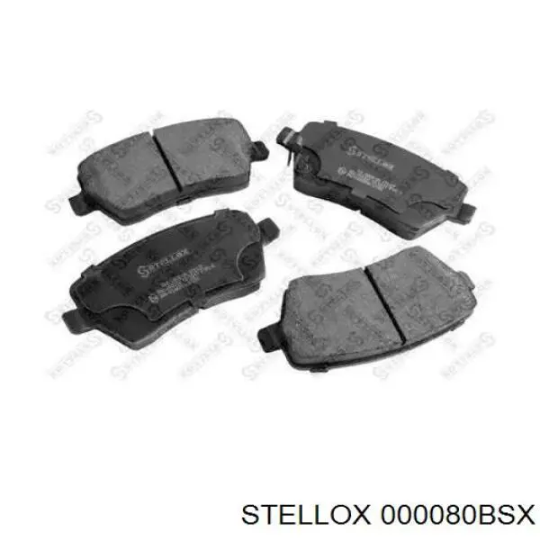 Передние тормозные колодки 000080BSX Stellox