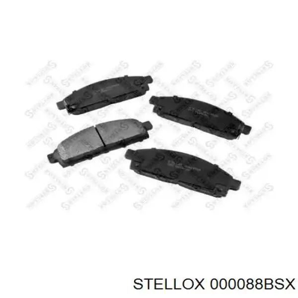 000088BSX Stellox sapatas do freio dianteiras de disco
