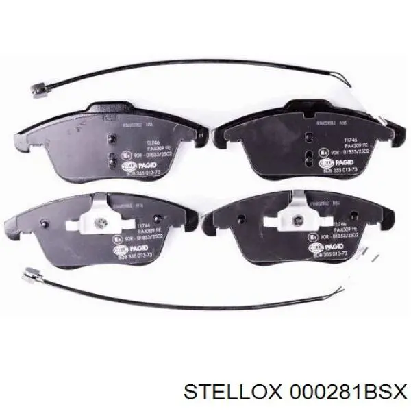 Колодки Stellox 000281BSX цена, от 42.07 USD