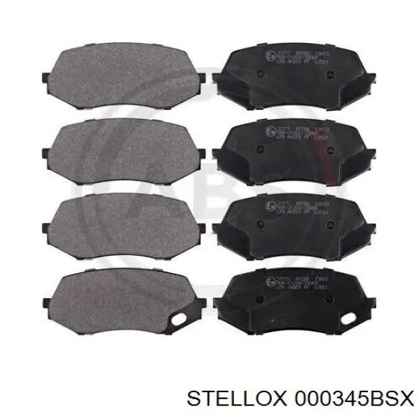 Колодки Stellox 000345BSX цена, от 30.84 USD