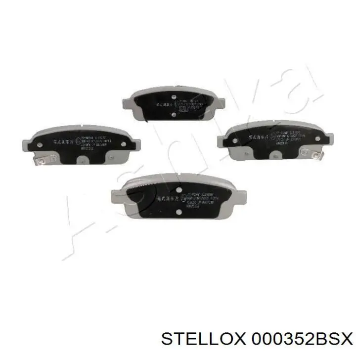 Купить 000352BSX Stellox Колодки тормозные