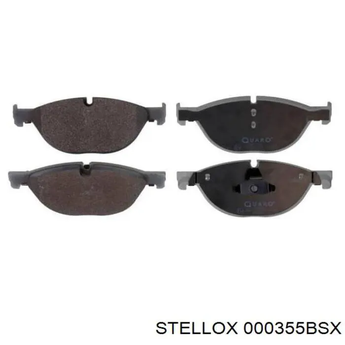 000355BSX Stellox колодки тормозные передние дисковые