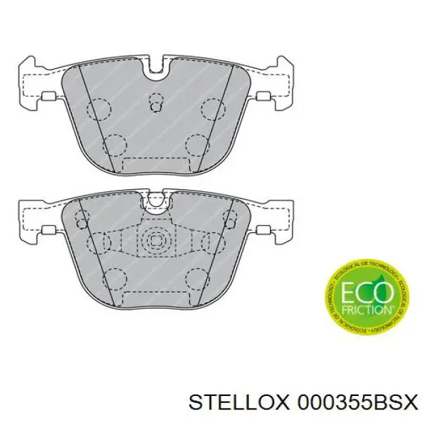 Колодки Stellox 000355BSX цена, от 70.86 USD