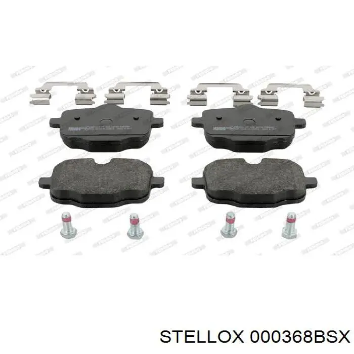 000368BSX Stellox колодки тормозные задние дисковые