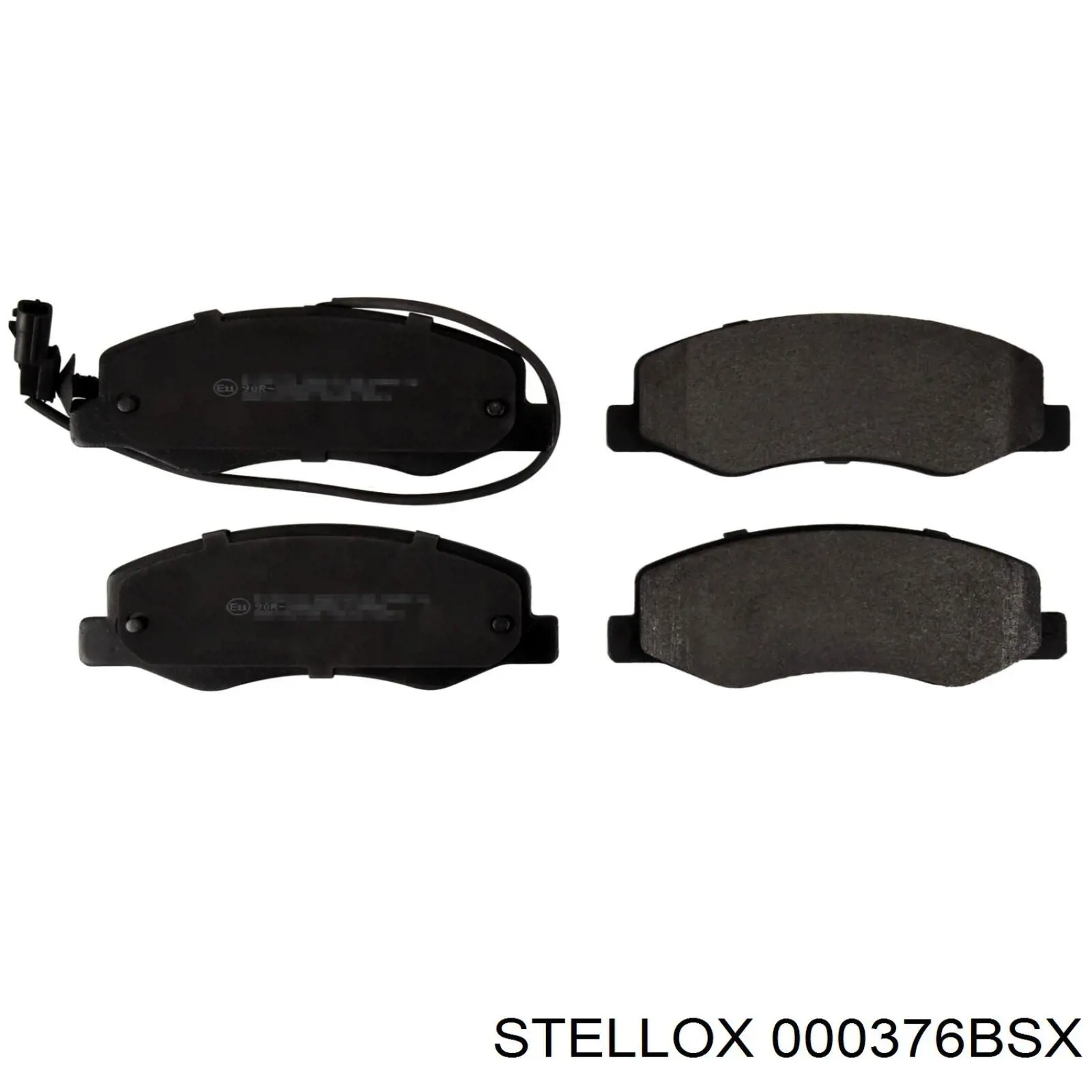 Задние тормозные колодки 000376BSX Stellox