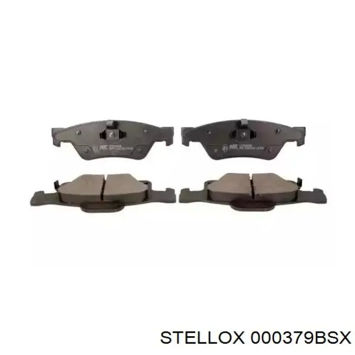 Купить 000379BSX Stellox Колодки тормозные задние, дисковые