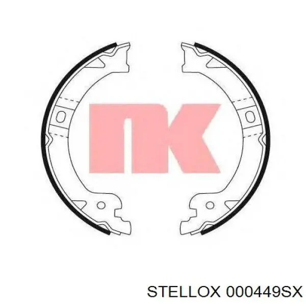Колодки ручника TX2226 Tomex