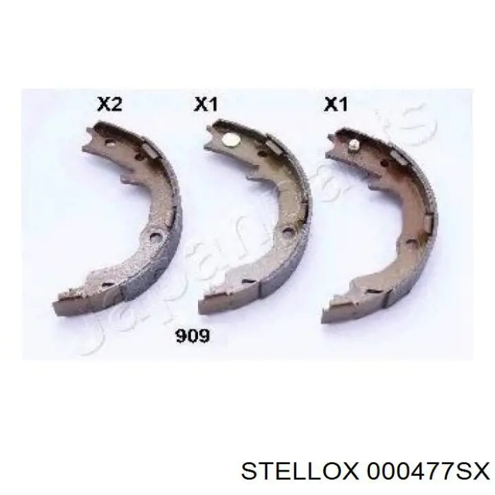 Тормозные колодки стояночного тормоза Stellox 000477SX цена, от 22.38 USD