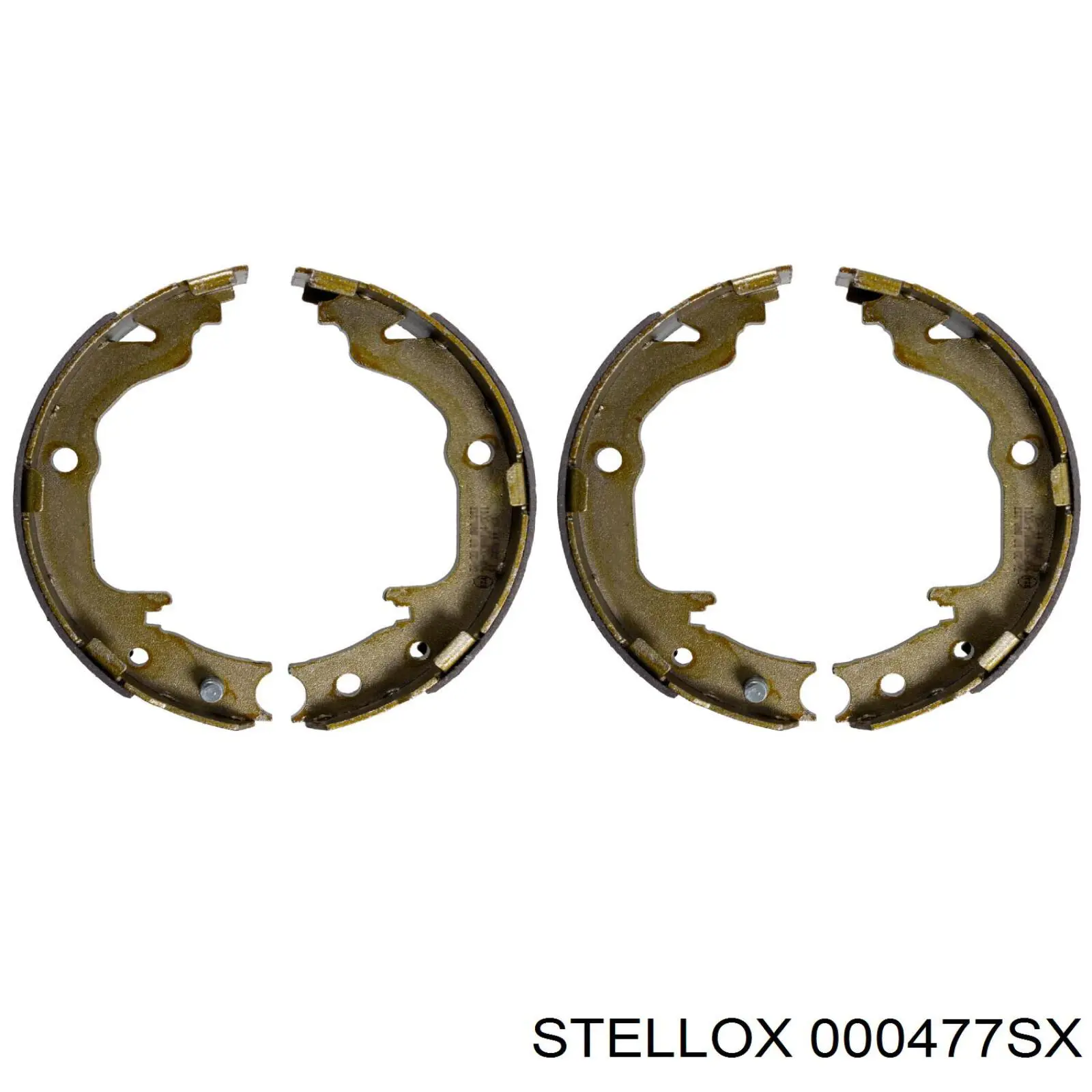 000477SX Stellox колодки ручника (стояночного тормоза)