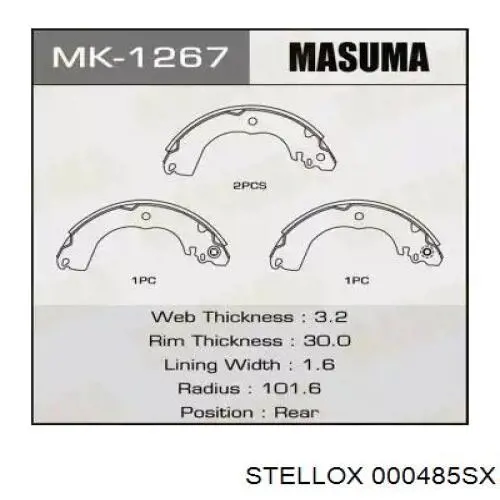 Задние барабанные колодки 4600A028 Chrysler