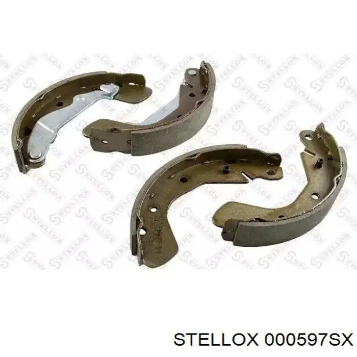 Тормоза рабочие задние ножные и тормозные барабаны Stellox 000597SX цена, от 21.93 USD