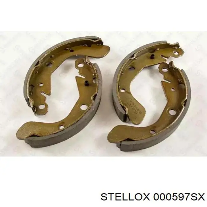 Купить 000597SX Stellox Задние барабанные тормозные колодки