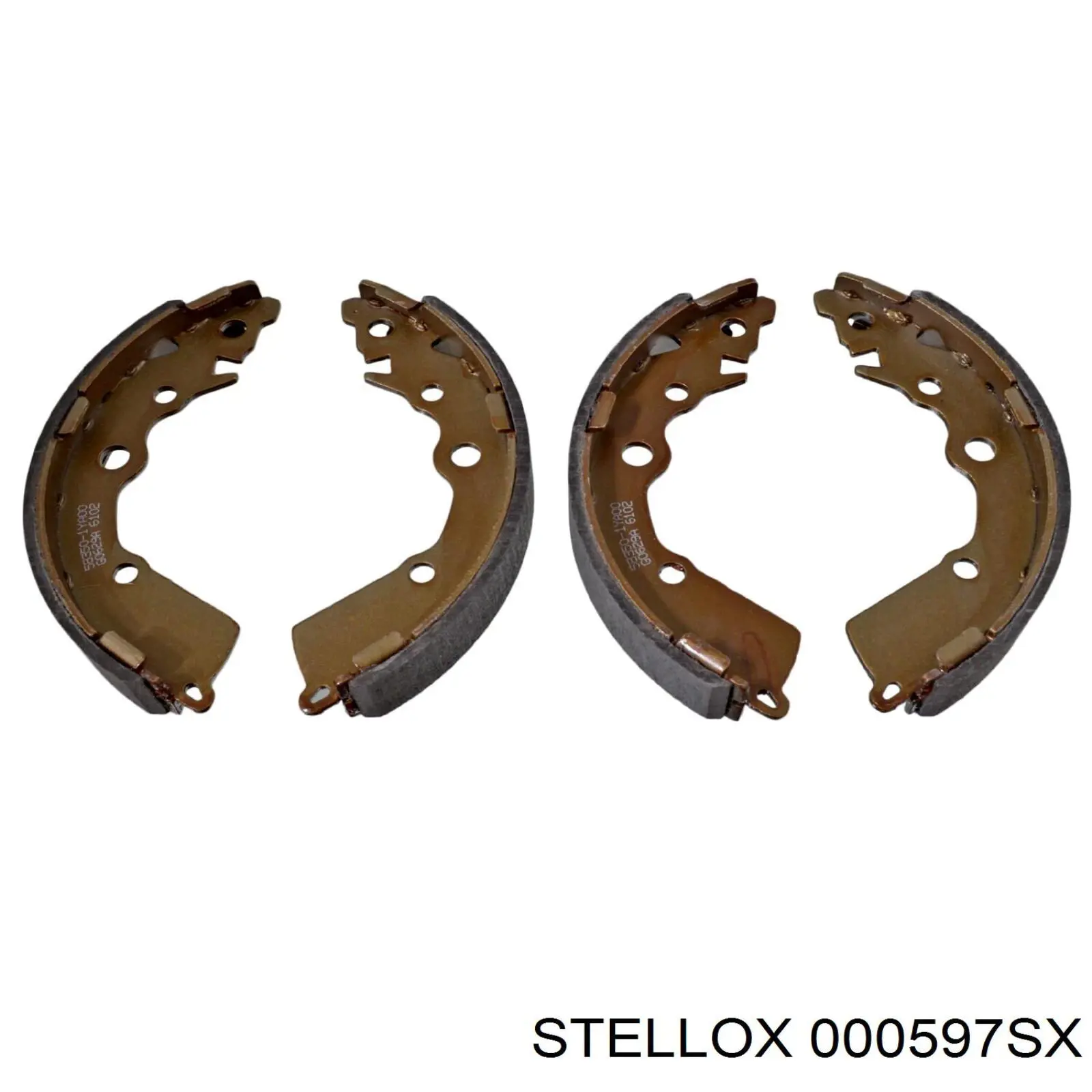 000597SX Stellox Барабанные тормозные колодки