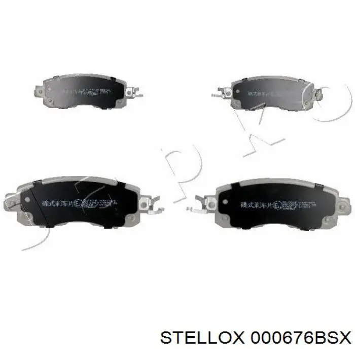 Передние тормозные колодки 000676BSX Stellox