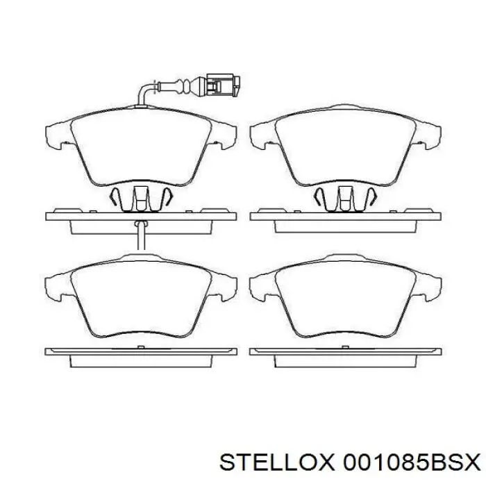 Тормозные колодки Stellox 001085BSX