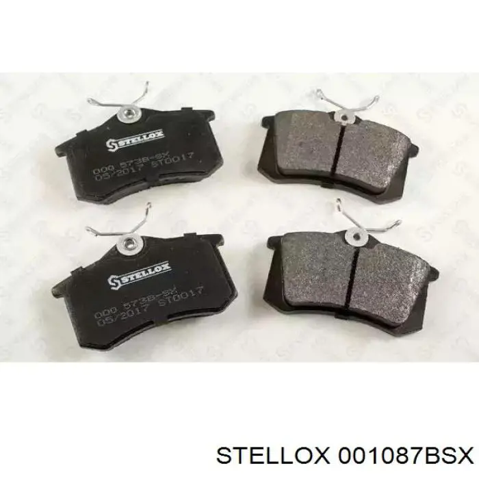 Колодки дисковые  Stellox 001087BSX цена, от 18.37 USD
