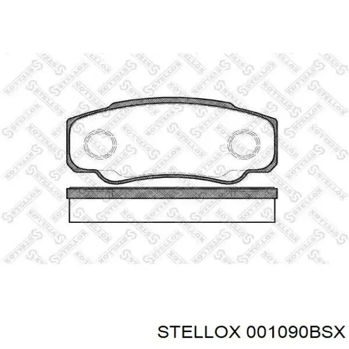 Колодки Stellox 001090BSX цена, от 24.30 USD