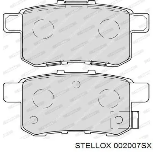 Тормозные колодки Stellox 002007SX