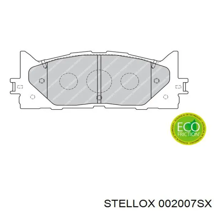 002007SX Stellox Колодки передние