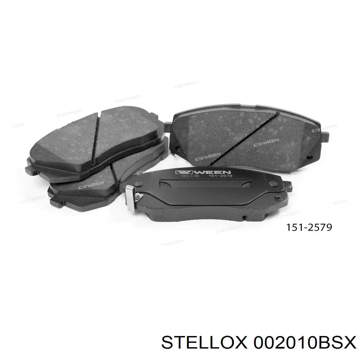 Передние тормозные колодки 002010BSX Stellox