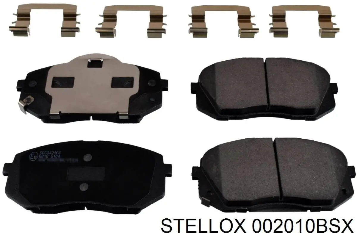 Купить 002010BSX Stellox Колодки тормозные