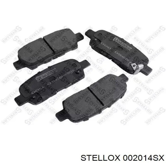 002014SX Stellox Колодки передние