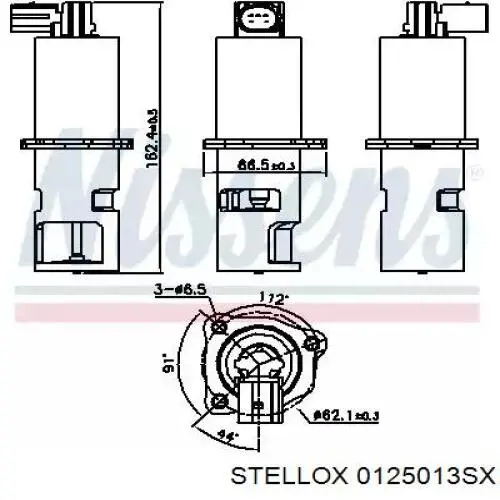 Клапан ЕГР 8200797706A Renault (RVI)