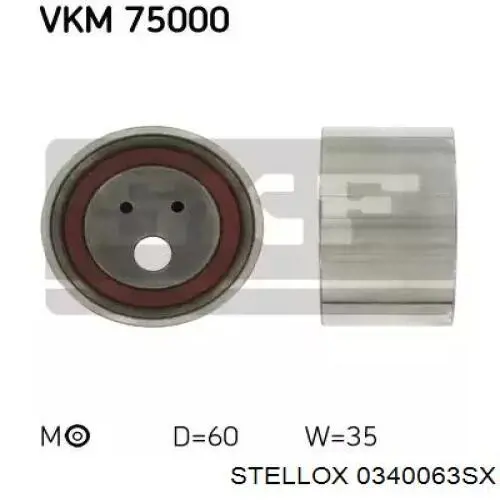 0340063SX Stellox Ролик натяжителя ремня ГРМ