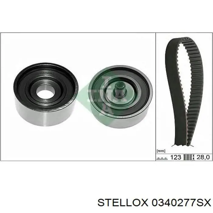 Купить 0340277SX Stellox Натяжитель ремня ГРМ