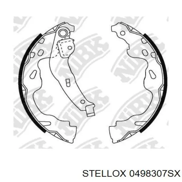 Поршень суппорта тормозного переднего 0498307SX Stellox