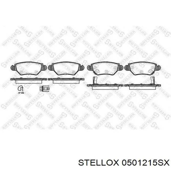 Купить 0501215SX Stellox Ремень генератора