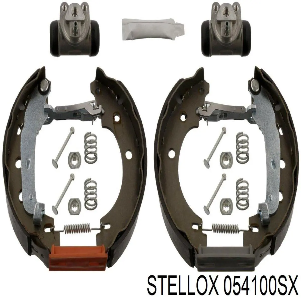 054 100-SX Stellox колодки тормозные задние барабанные