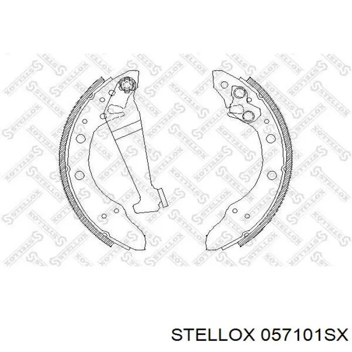 057101-SX Stellox колодки тормозные задние барабанные