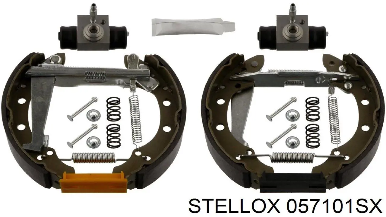 Тормоза рабочие задние ножные и тормозные барабаны Stellox 057101SX цена, от 18.46 USD