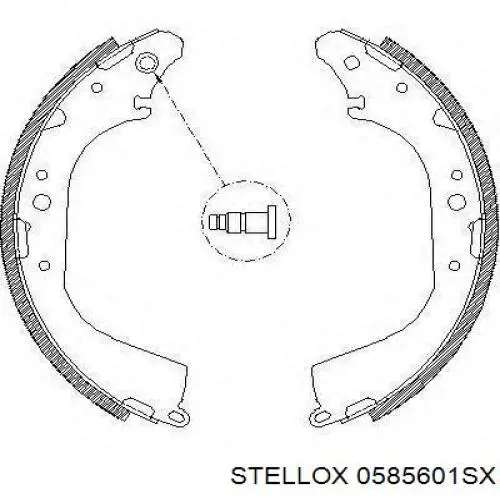 Цилиндр тормозной колесный 0585601SX Stellox