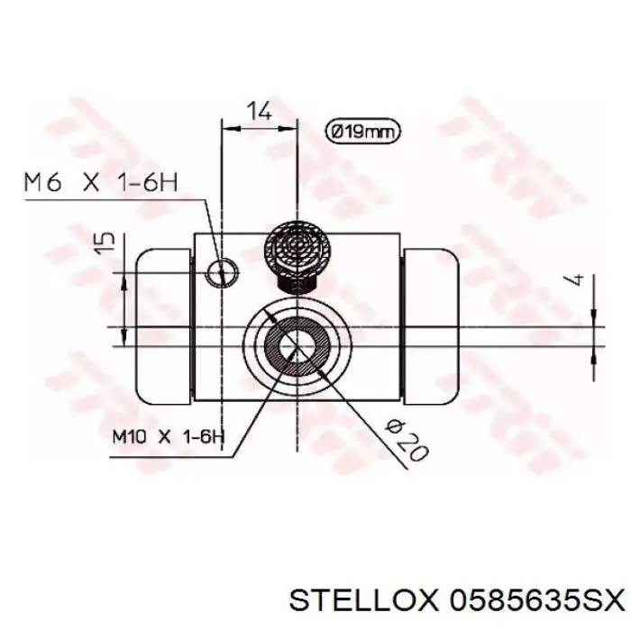 Рабочий цилиндр Stellox 0585635SX