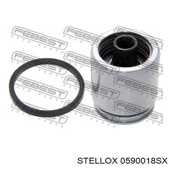 0590018SX Stellox Суппорт тормозной задний правый