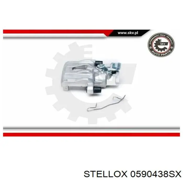Купить 0590438SX Stellox Суппорт задний левый